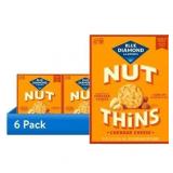 6 Pk Blue Diamond Nut-Thins Cheddar Crackers 4.25o