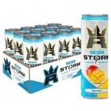 Reign Storm Clean Energy Mango Cans, 12oz 12 pack