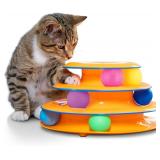 Catstages Tower of Tracks 3-Level Cat Toy