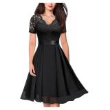 MISSMAY XL Women's Vintage Lace Dress