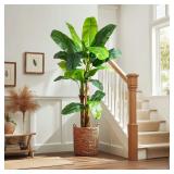 $150 Artificial Banana Tree 7.2ft: Indoor/Outdoor