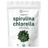 Spirulina Chlorella Tablets, 3,000mg/serving