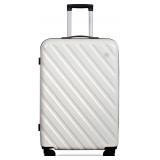 $127 HotWay 28' Expandable Checked Luggage, White