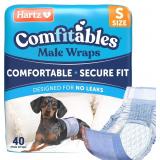 Hartz Comfitables Male Dog Wraps, Small 40