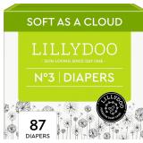 LILLYDOO Baby Diapers Size 3 87 Ct