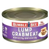 Bumble Bee Lump Crabmeat, Wild Caught, 6 oz