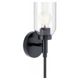 Kichler Madden 1-Light Wall Sconce 55183BK