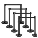 XPCARE Crowd Control Stanchion Set, 8pc