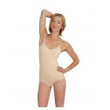 (S) Camisole Leotard w/ BraTek - Tan/Beige
