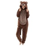 XXL Snug Fit Unisex Adult Onesie Pajamas, Flannel