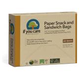 If You Care Sandwich Bags, Natural , 48 Count