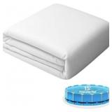 Pool Pad 15 ft Round Pool Pad White