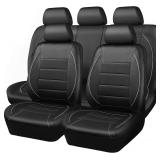 CAR PASS Leather Seat Cover, Airbag Compatible