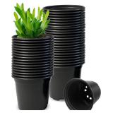 RAOOKIF 150 Pack Nursery Pots, 3' Plastic Pots