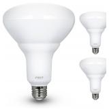 Feit LED BR40 Bulbs, Dimmable, 65W Eq, 2 Pack