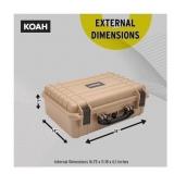 Koah Weatherproof 18x14x7 Hard Case with Foam