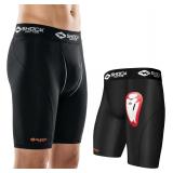 Sm-Shock Doctor Compression Shorts with Cup