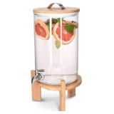 Navaris 1.8 Gal Beverage Dispenser with Stand