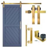 $160 Rio Salto Gold Barn Door Kit - 4ft 11in