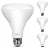 Feit BR30 LED Bulbs 65W Eq Non-Dimmable 4pk