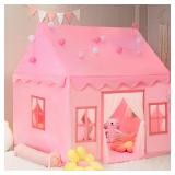 RONGFA Kids Tent Playhouse with Lights (Pink)