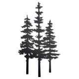 noxozoqm Metal Tree Wall Decor, Rustic Black