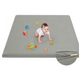 $130 Waterproof Baby Play Mat 79x79 Grey