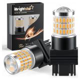 iBrightstar 3157 LED Bulb Amber 2 Pack