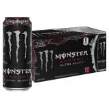 14 Pack - Monster Energy Ultra Black, Sugar Free