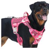 Auroth Tactical Pet Harness - Large, Pink Camo