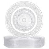 10 Pcs 11.8' Acrylic Dinner Plates