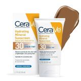 CeraVe Hydrating Mineral Sunscreen SPF30, Tint