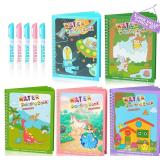CMTOOP 5 Pack Water Coloring Books for Toddlers