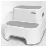 Wider Dual-Height 2-Step Stool for Kids