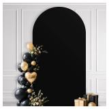 Ledido 6FT Wedding Arch Backdrop Cover, Black
