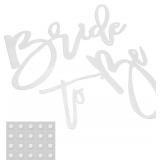 Biaungdo Bride to Be Sign, Felt Bridal Sign