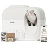 $530 PetSnowy Self-Cleaning Auto Cat Litter Box