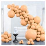 PartyWoo Nude Balloons 100 pcs Beige Balloons