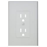 TayMac MW2500W Wallplate, White (5)