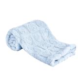 Yurhap Fleece Baby Blanket - 30x40, Baby Blue