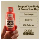 3ct Pure Genius Protein Shot, Strawberry Guava