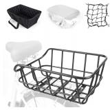 Bike Basket Rear for E-Bikes with Cover