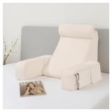 ENITYA 19' Back Pillow with Pockets (Ivory)