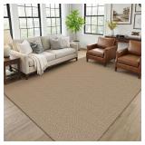 $110 KOZYFLY 6x9 ft Rubber Backed Rug, Non-Slip