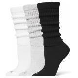 One size fits most HUE Women s Slouch Socks Crew B