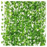 CQURE 48 Pack Artificial Ivy Vines