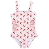 WDIRARA Girl's One Piece Swimsuit Gingham