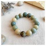 12mm Hand Carved Lotus Bodhi Bracelet