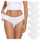 Coskefy Women s Cotton Hipster Panties 6 Pack