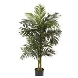 Indoor 5 ft. Golden Cane Palm Artificial Tree